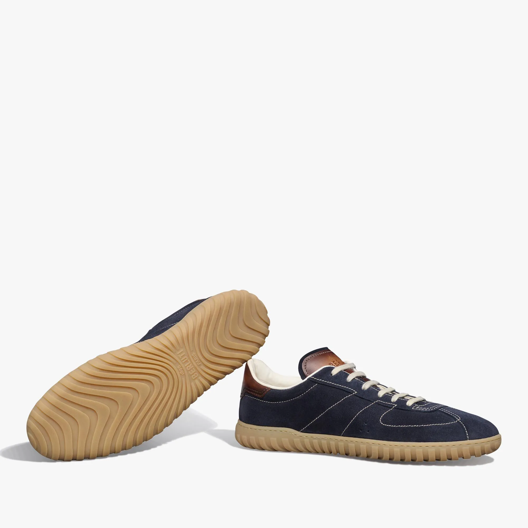 Suede Calf Trainer Sneaker