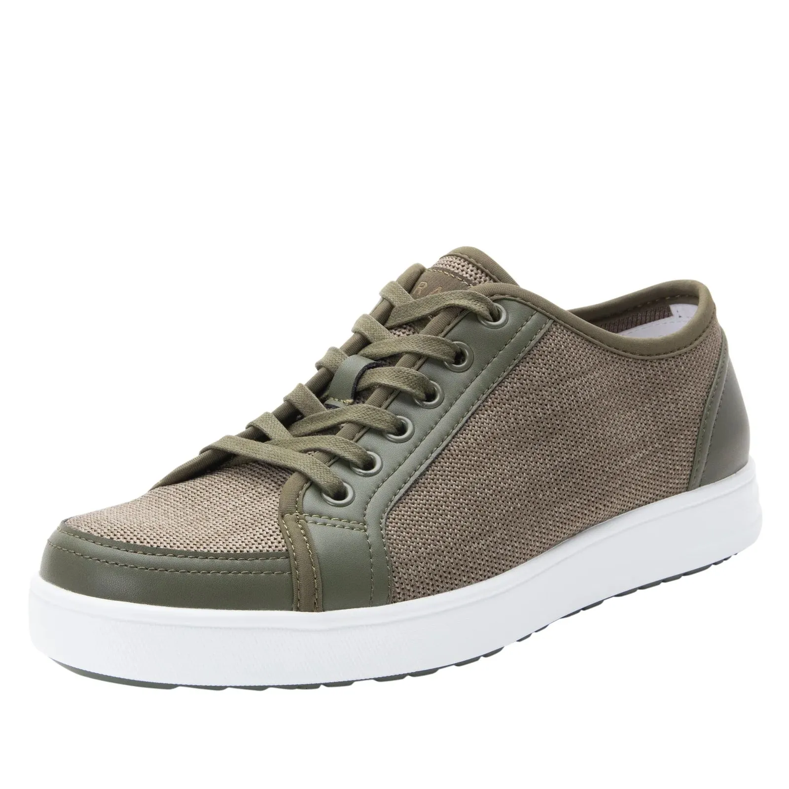 Traq Men's Sneaker in Washed Khaki - Top result.