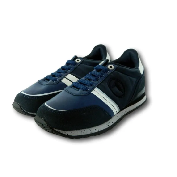 Trussardi Blue White SNK Kid Freddy Sneakers Bambino 