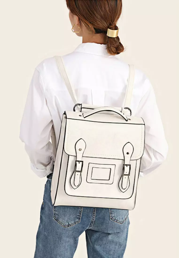 Burnished Cow Leather Shoulder Backpacks by Twenty Eight Shoes VANSA VBW-Bp2766