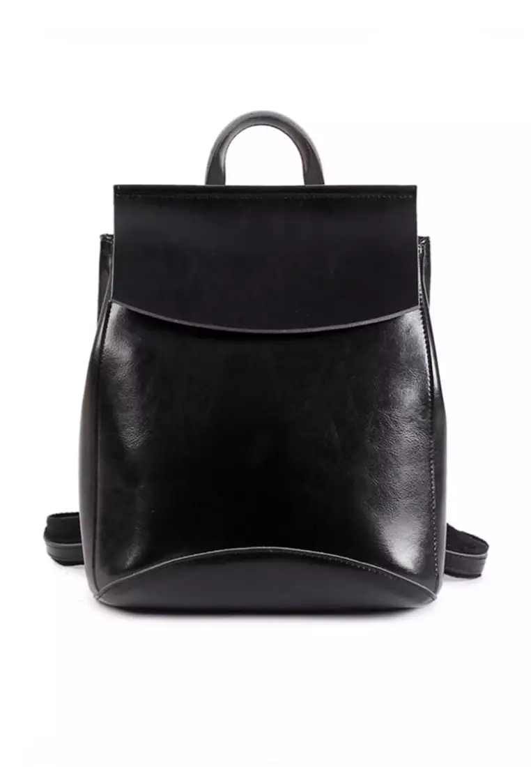 Fashion Classic Burnished Leather Backpack by Twenty Eight Shoes VANSA