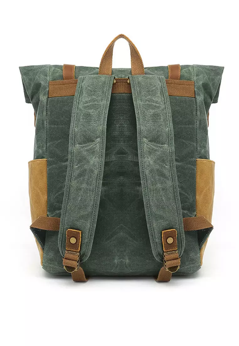 Twenty Eight Shoes VANSA Vintage Wax Canvas Backpack VBM-Bp3100