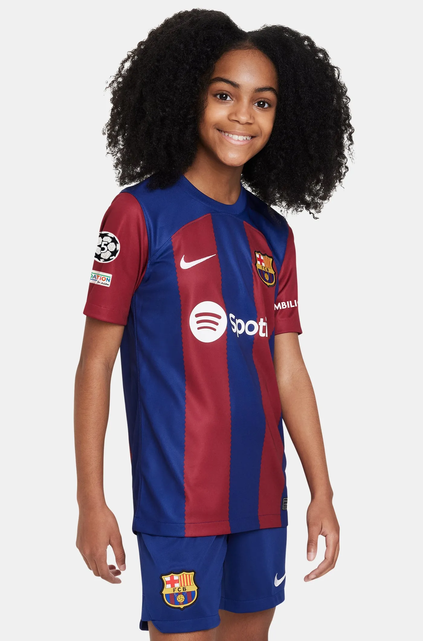 UCL FC Barcelona home shirt 23/24 – Junior - GNDO?AN