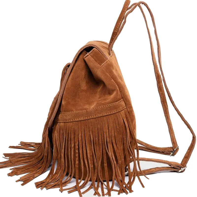 Unique Design Female Tassel Backpacks on SALE in UK