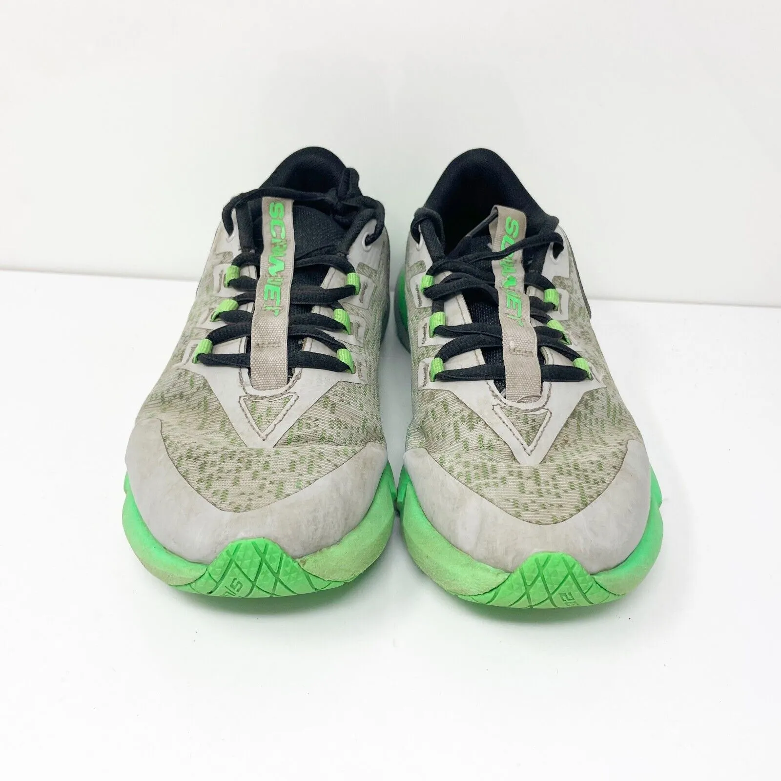 Under Armour Girls Scramjet 5 3025535-102 Green Running Shoes Sneakers Size 6.5Y