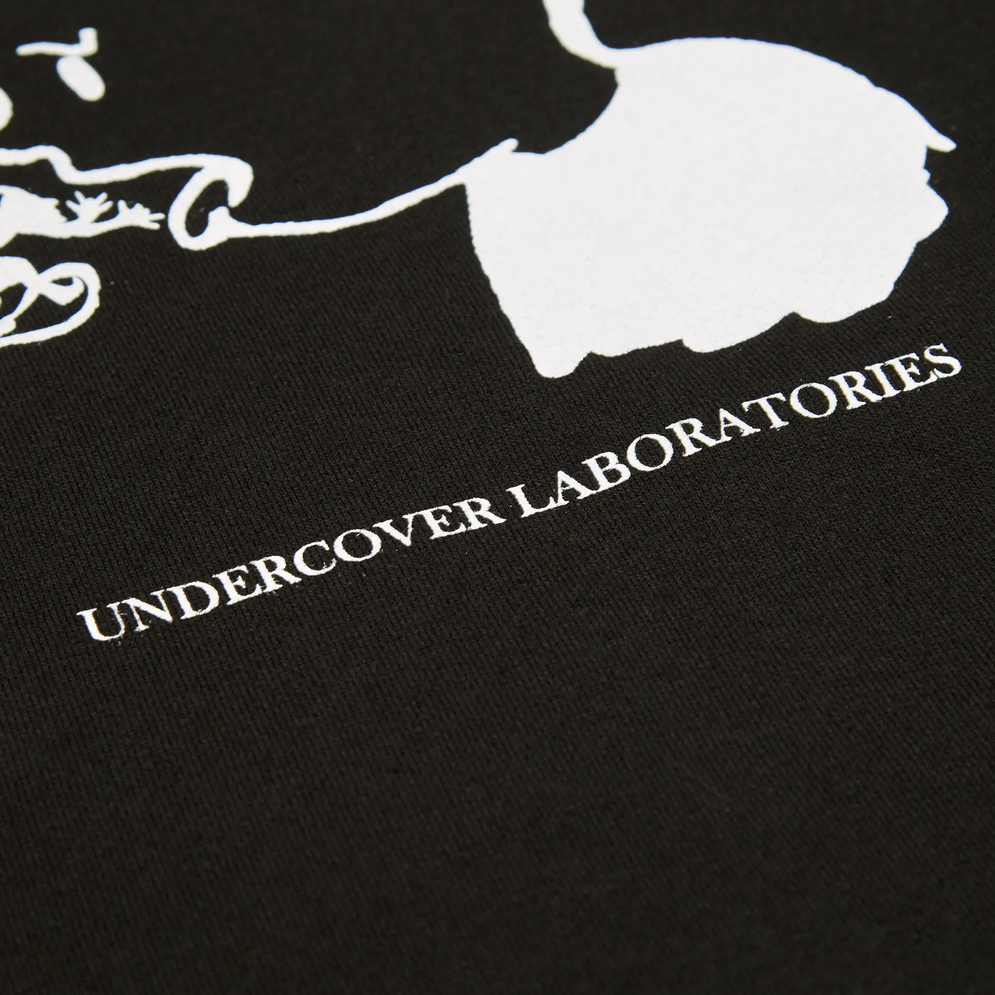 Undercover Kid Print Crew Sweatshirt Black