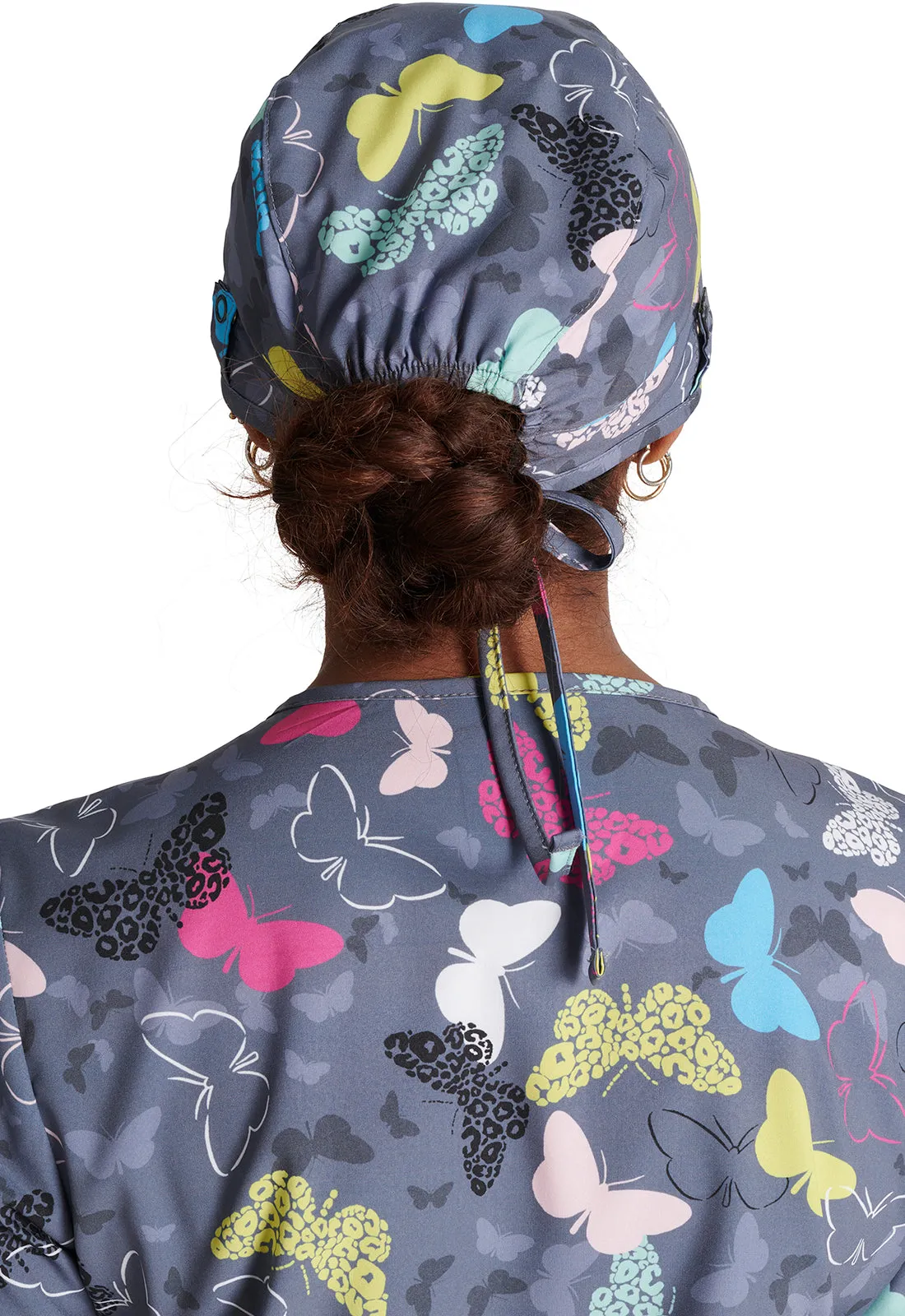 Unisex Wing It Up Print Scrub Hat