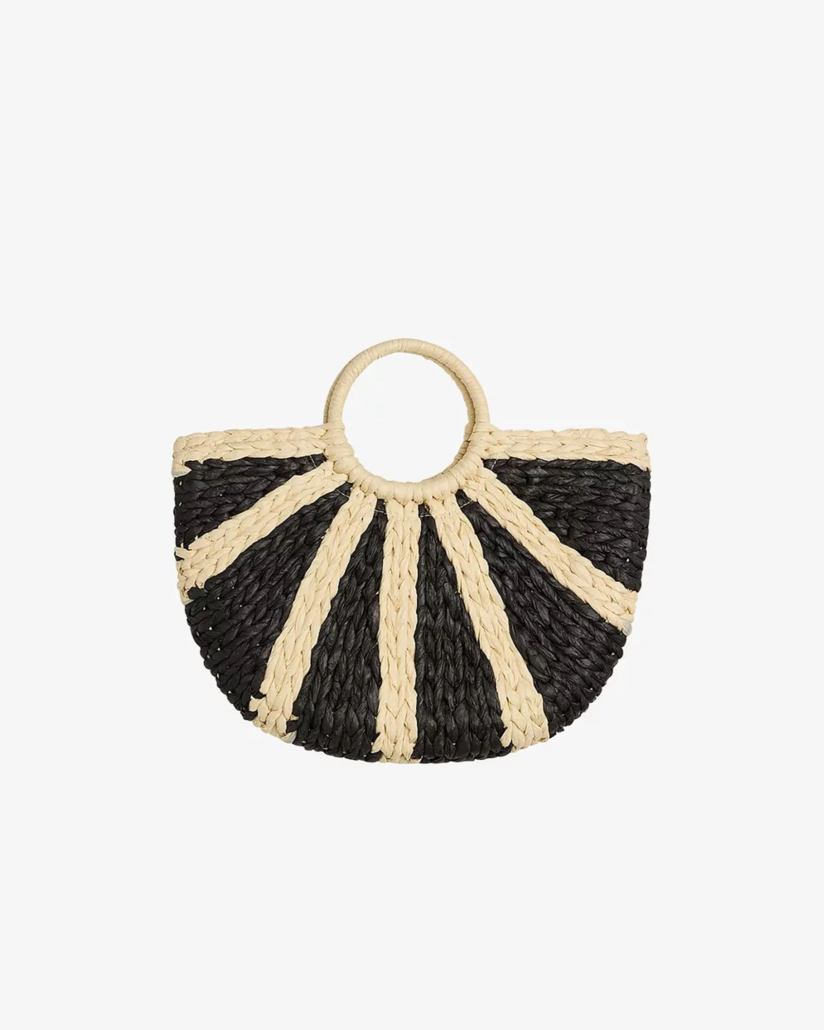 Unmade Shayla Black Striped Bag