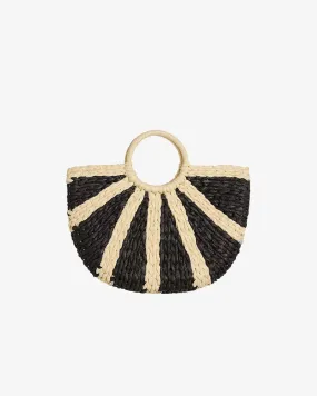 Unmade Shayla Black Striped Bag