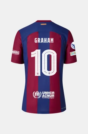 UWCL FC Barcelona home shirt 23/24 Player's Edition  - GRAHAM