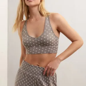 Dot Tank V-Neck Bra