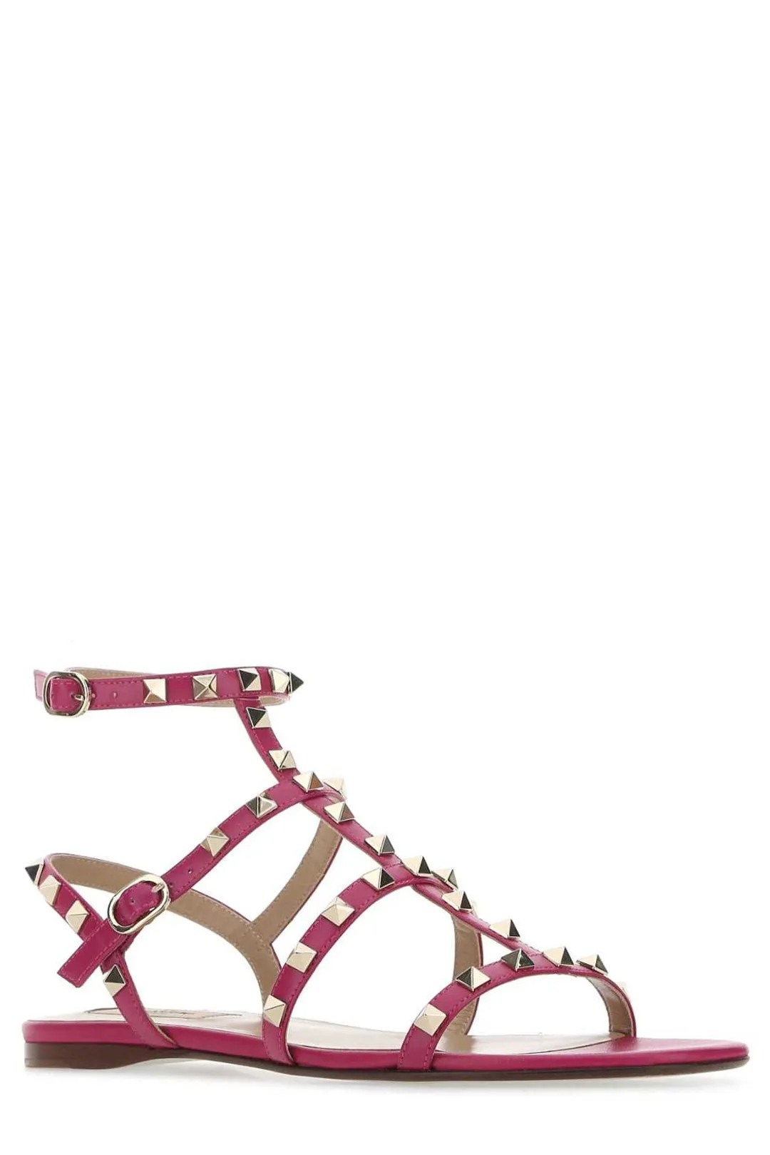 Valentino Rockstud Open-Toe Sandals.