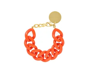 orange flat chain bracelet by Vanessa Baroni