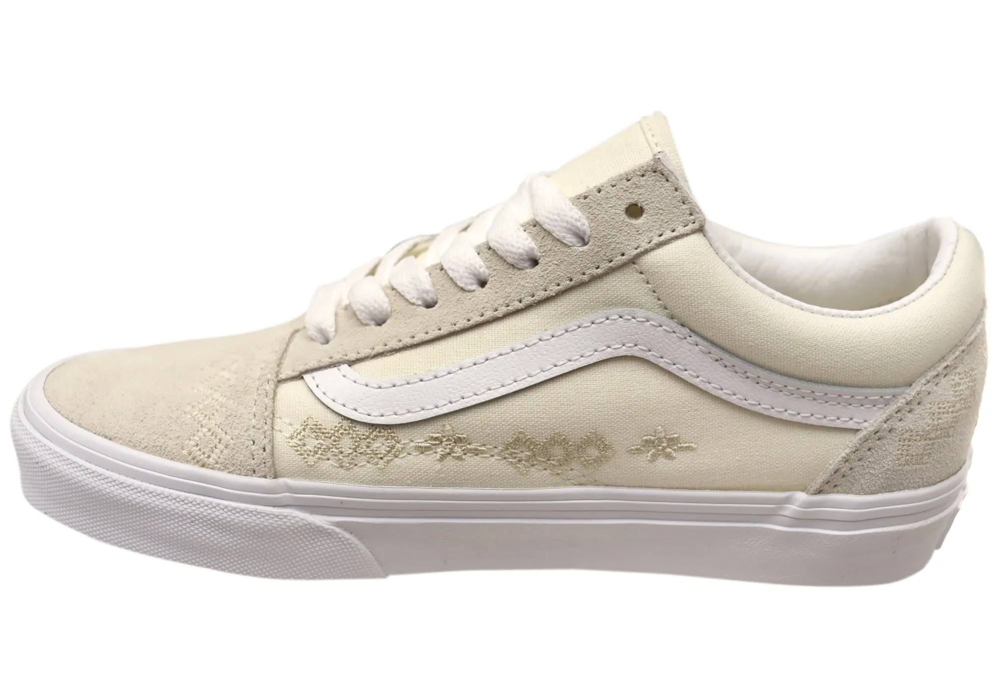 Vans Womens Old Skool Craftcore Marshmallow Sneakers