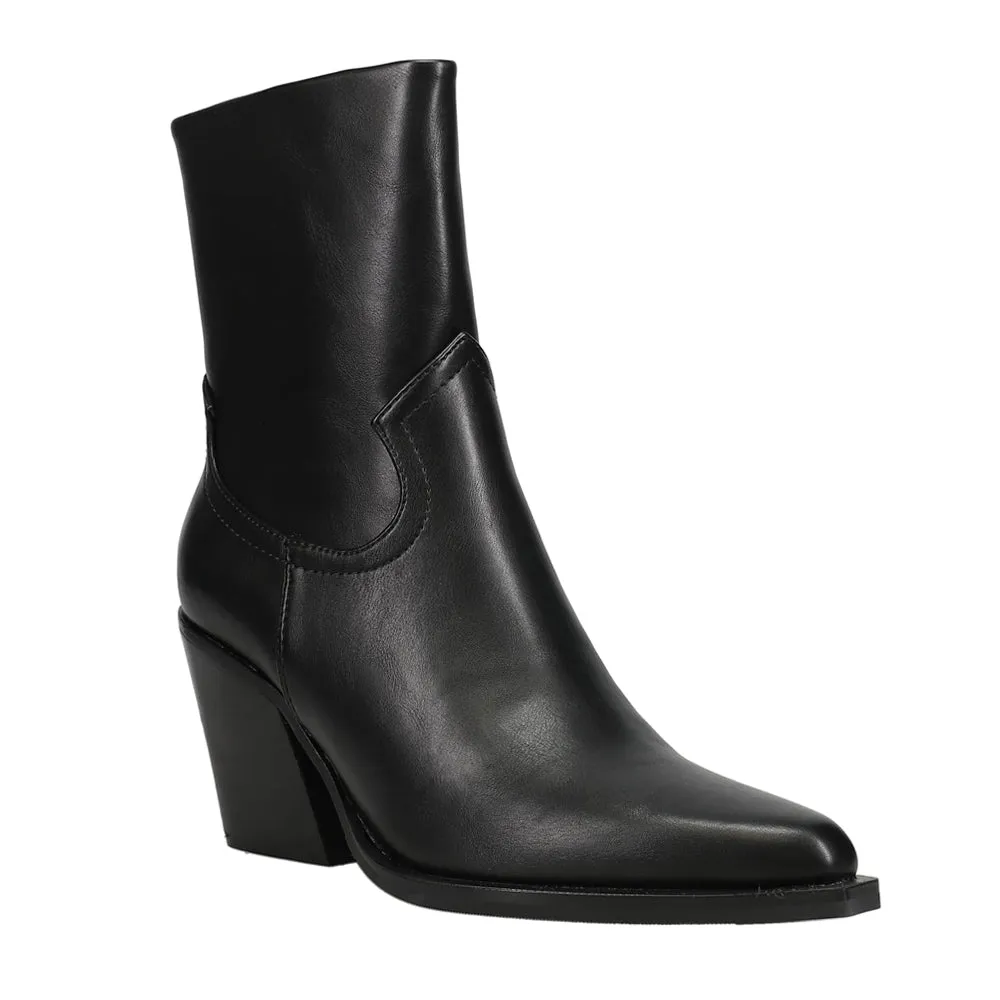 Victoria Pointed Toe Zippered Boots