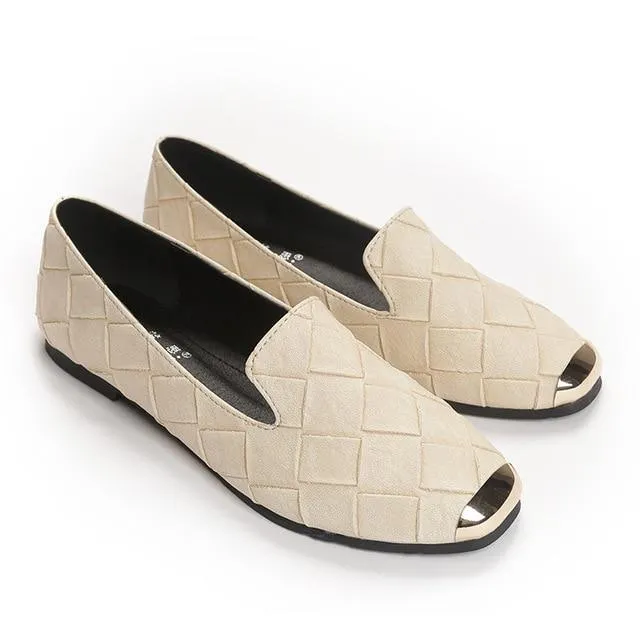 Weaved Flat Shoes For Women