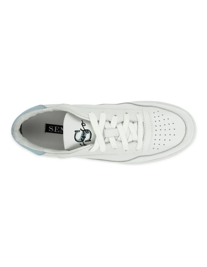 White Blue Alfy Sneaker