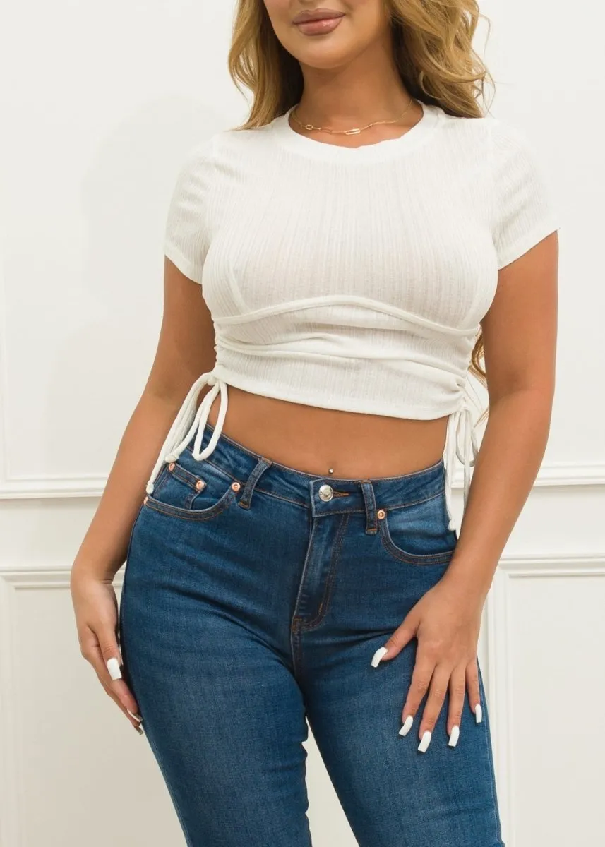 White Daniella Top