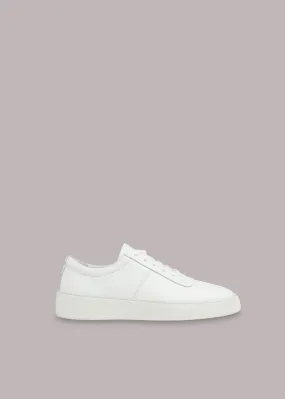 White Kalie Deep Sole Trainer