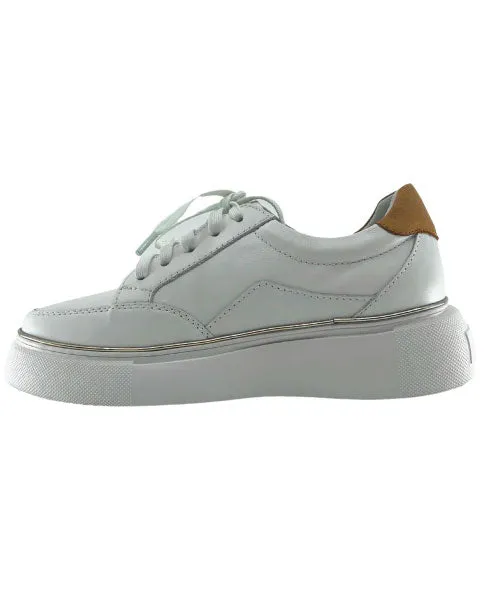 White Leather Gelato Lace-up Sneaker