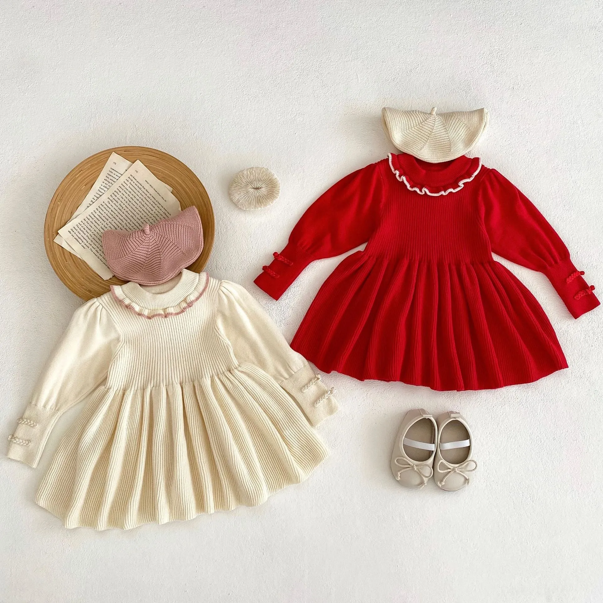 Wholesale Baby Girl Dresses Solid Color - Item Number 230828334