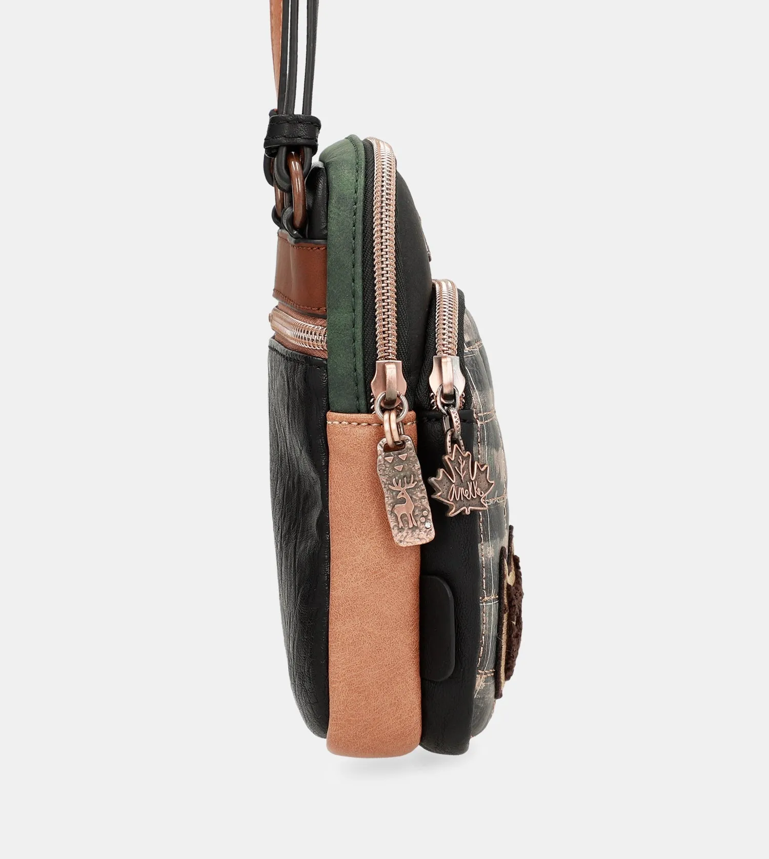 Wild mini shoulder bag with front pocket