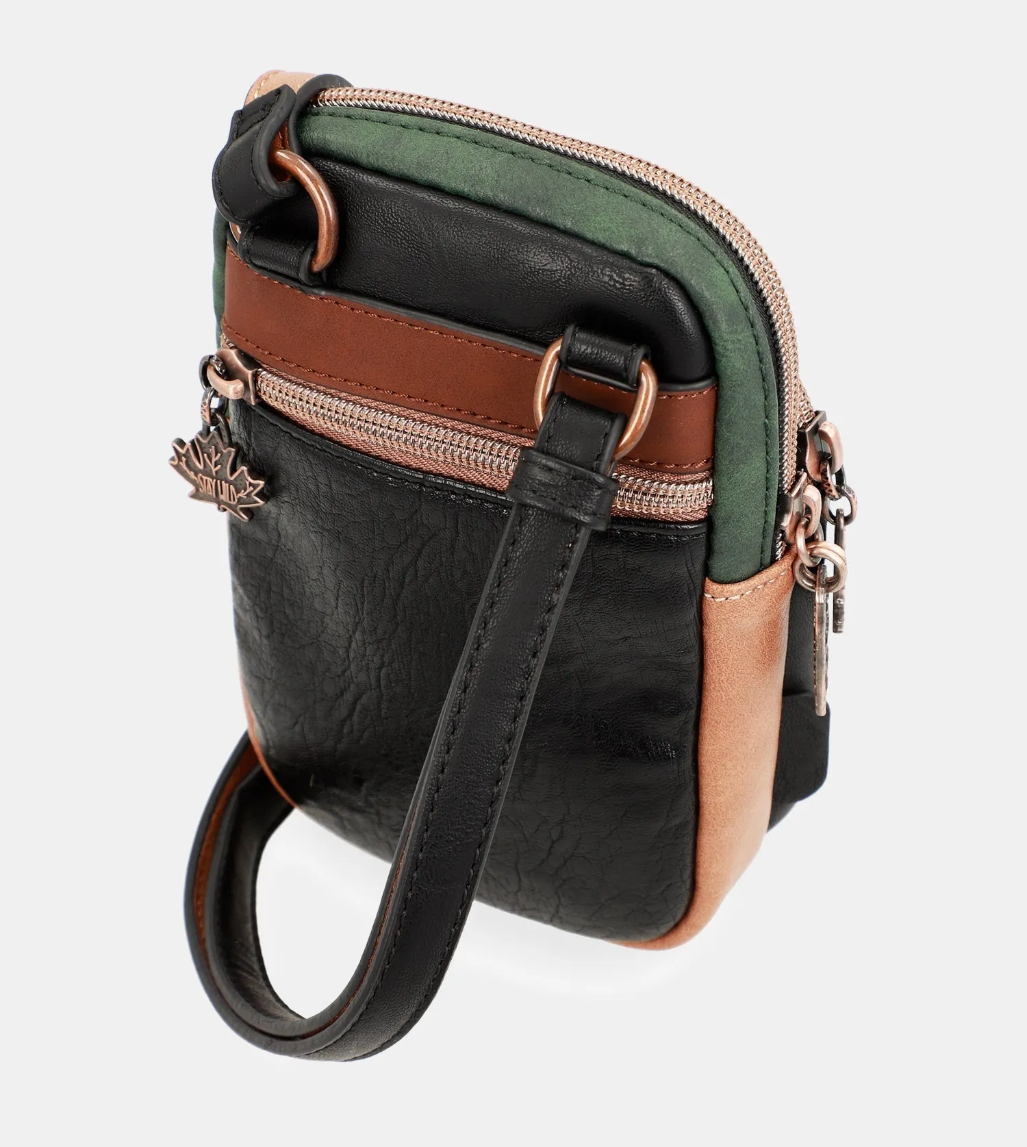 Wild mini shoulder bag with front pocket