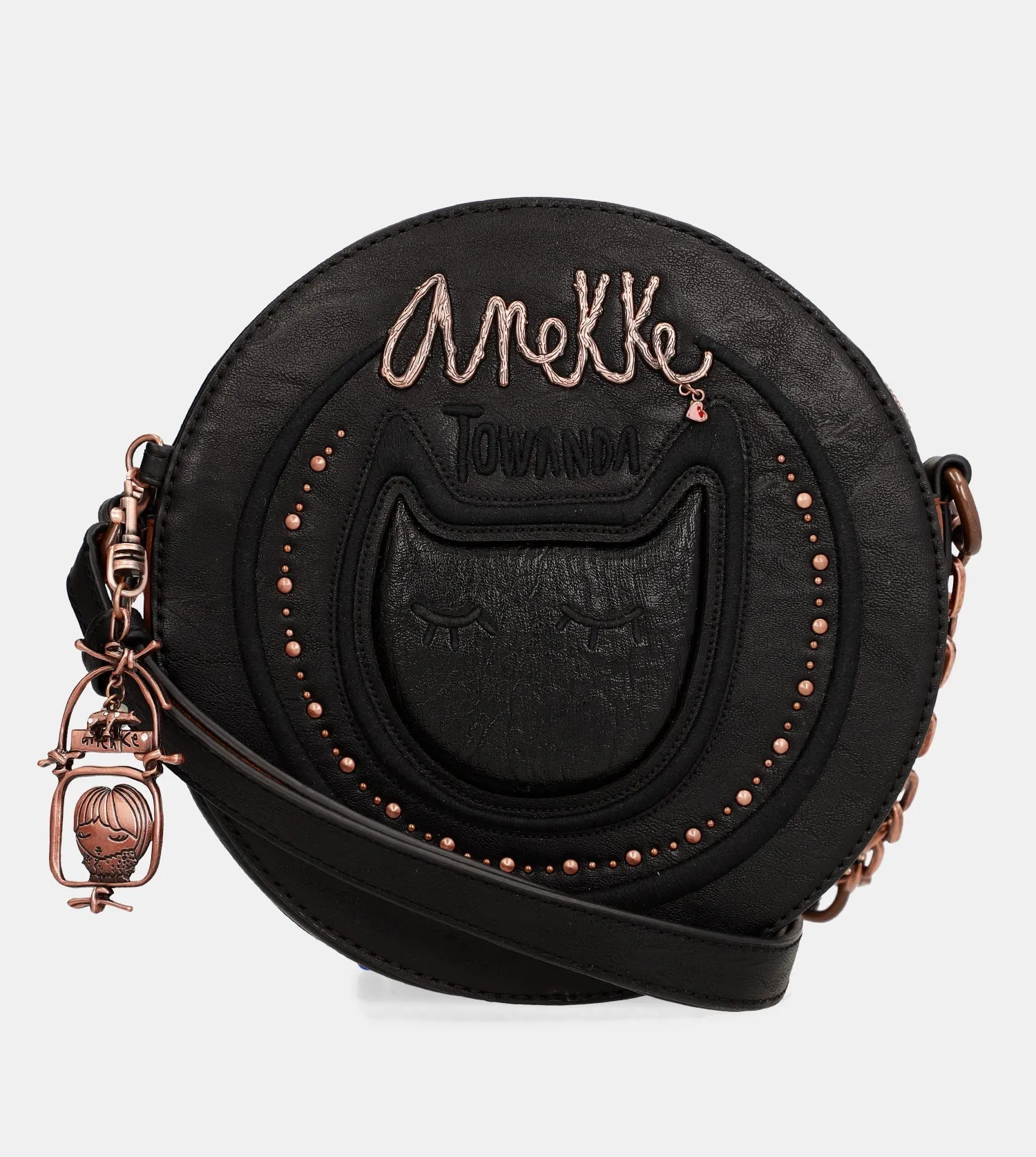 Wild round shoulder bag