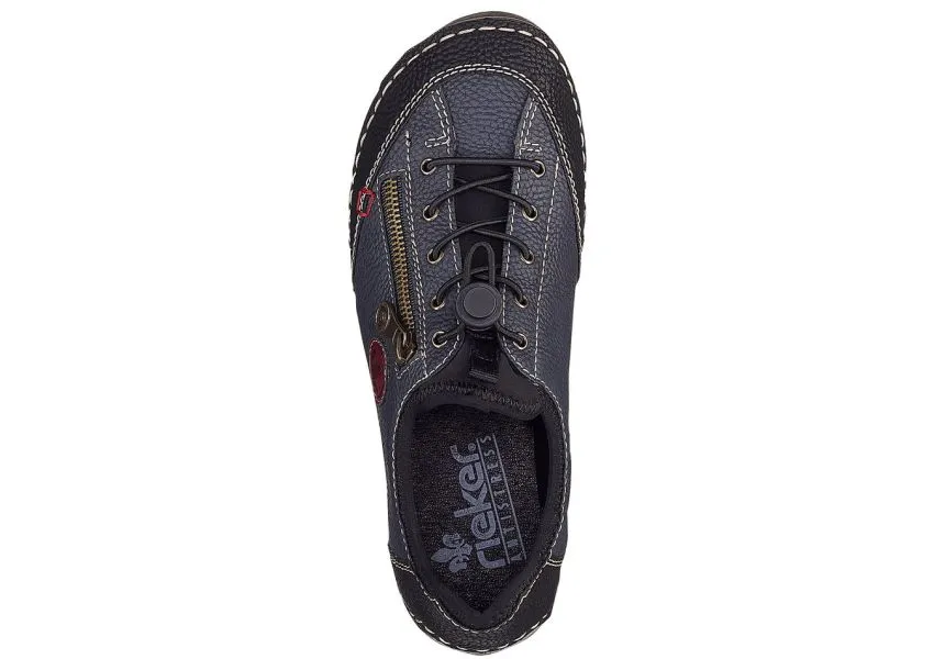 Wildebuk Black Navy Athletic Shoes