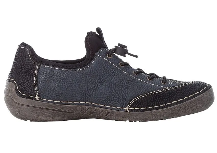 Wildebuk Black Navy Athletic Shoes