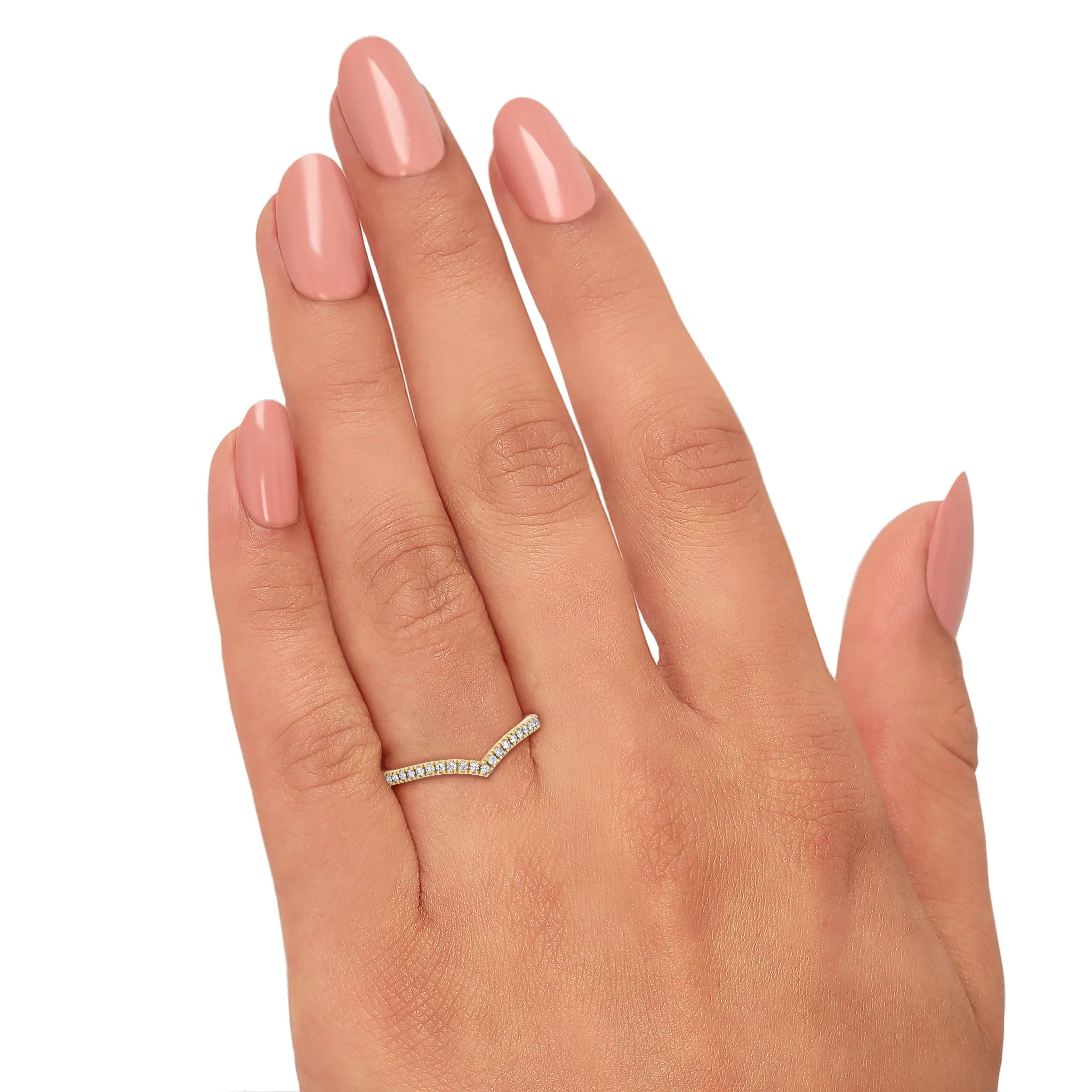 Wishbone Ladies Wedding Band