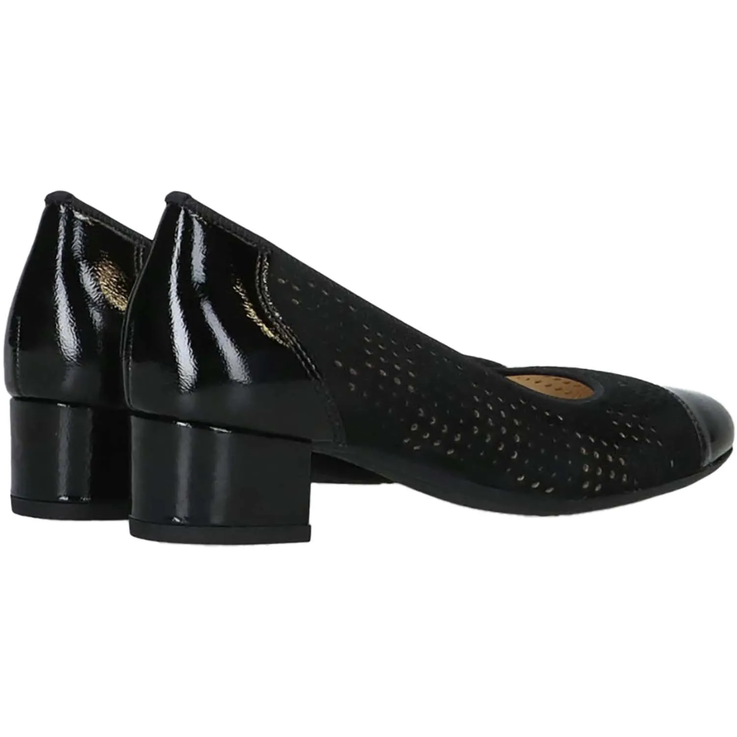 Women's Ara Nonie 3 Black Patent/Kid Suede