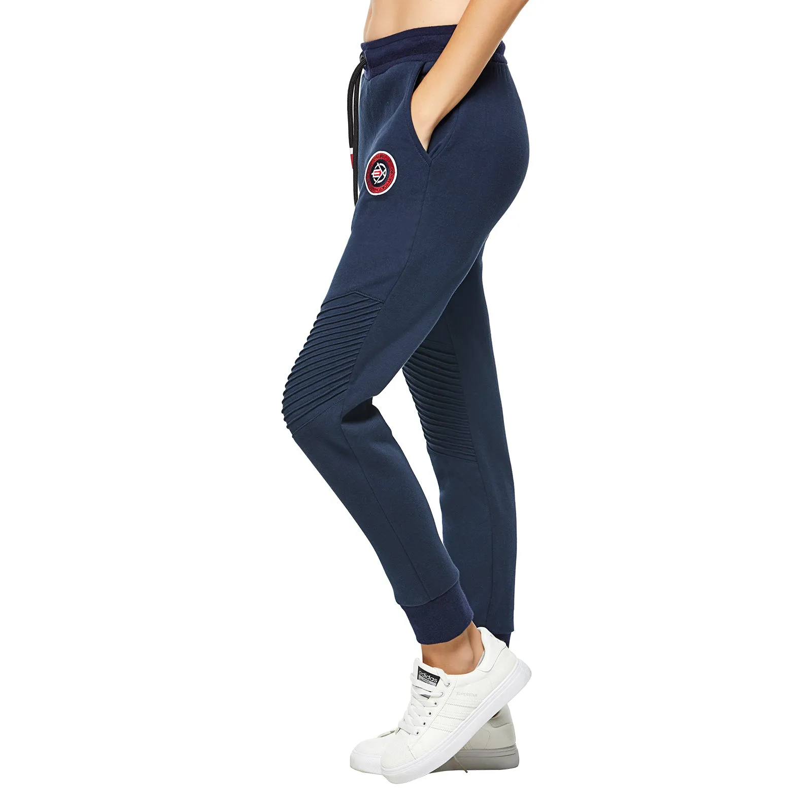 Women's Cotton Stretch Scuba fit slim Joggers Ladies girl track bottom