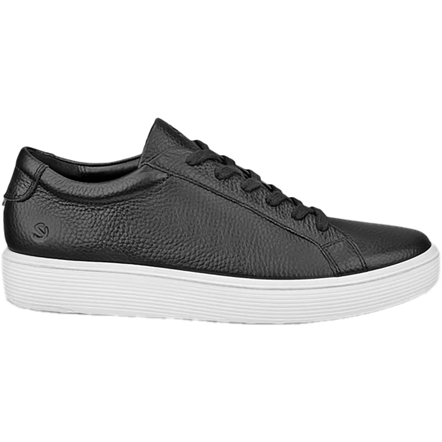 Women's Ecco Soft 60 Sneaker Black Leather