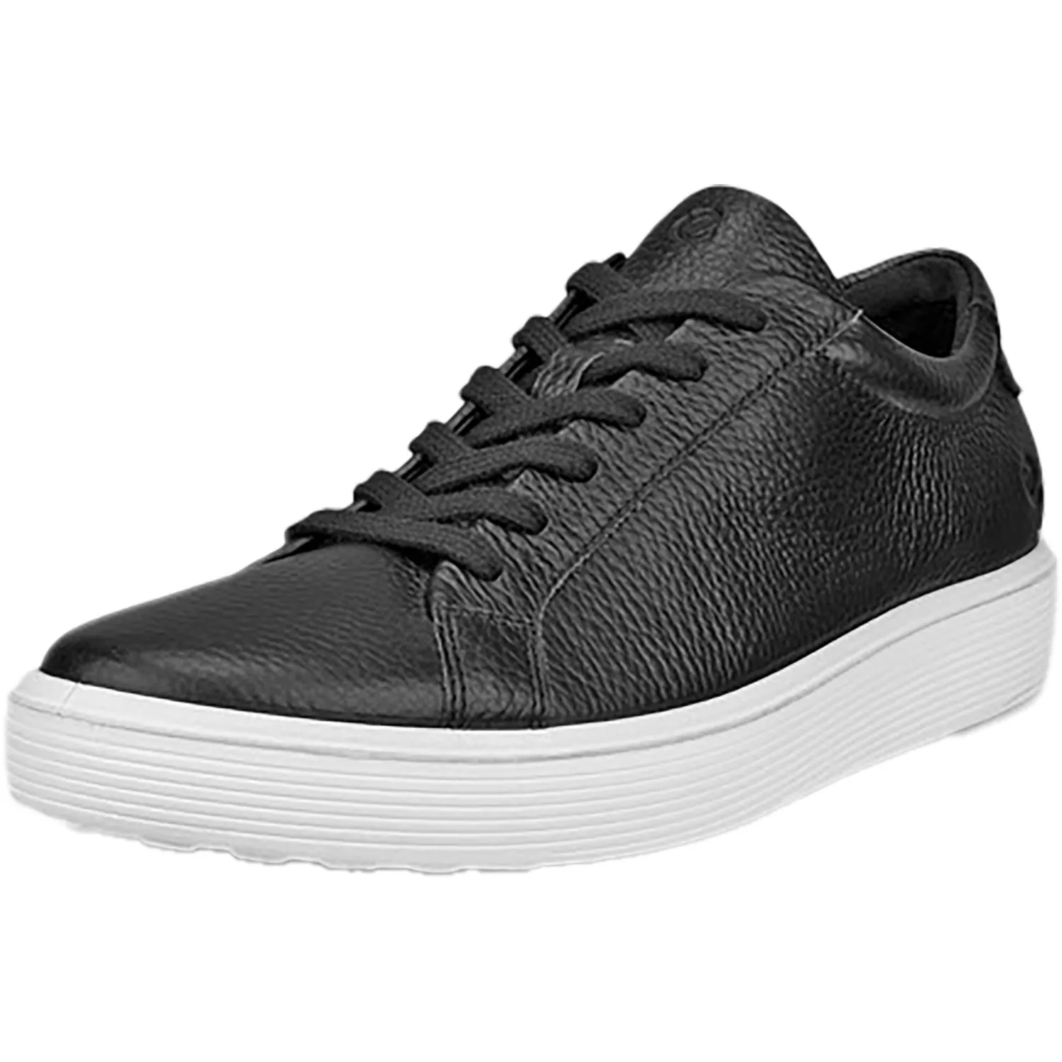 Women's Ecco Soft 60 Sneaker Black Leather