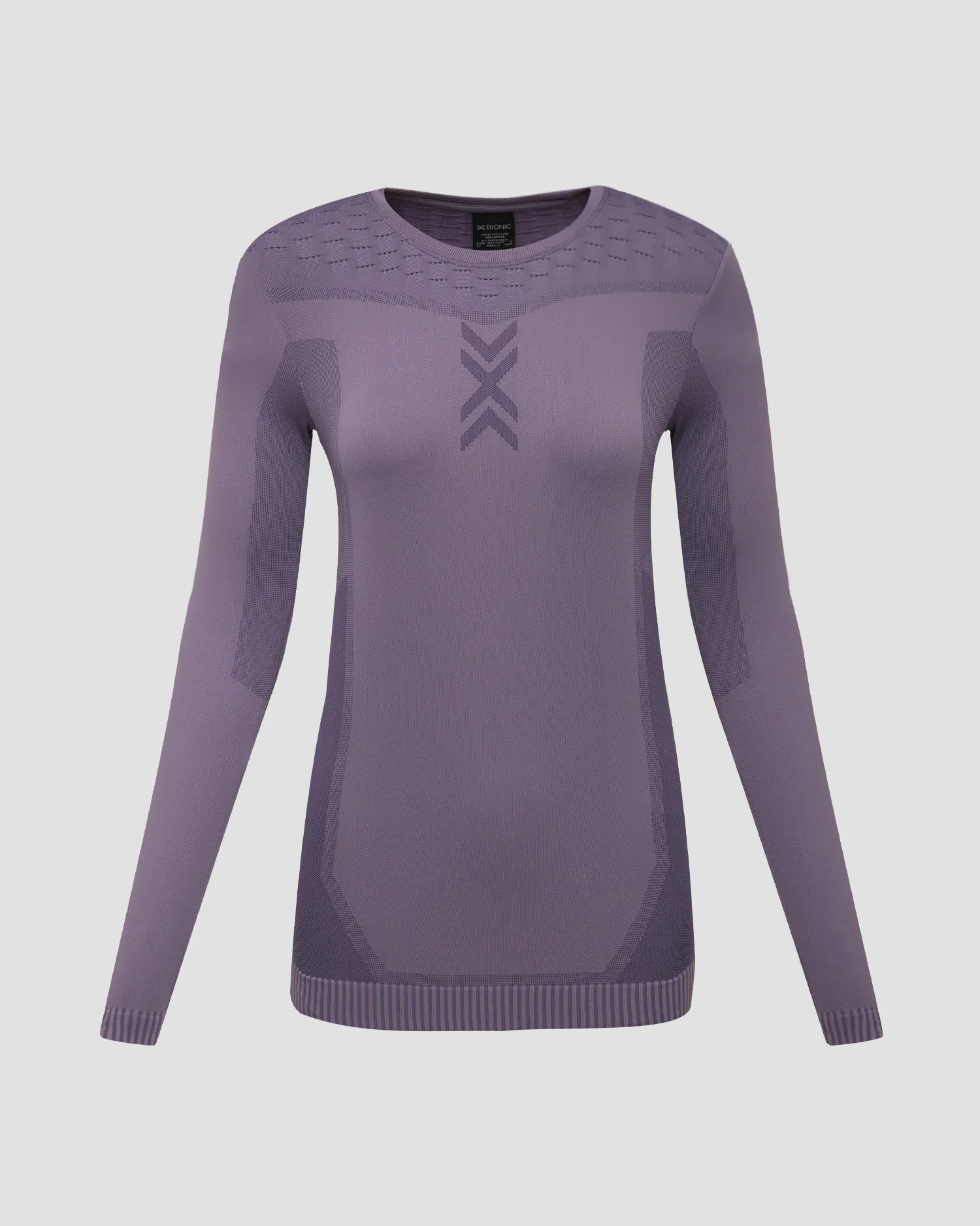 Women’s grey longsleeve X-Bionic X-Ential Shirt LS y1x9w24w-p096