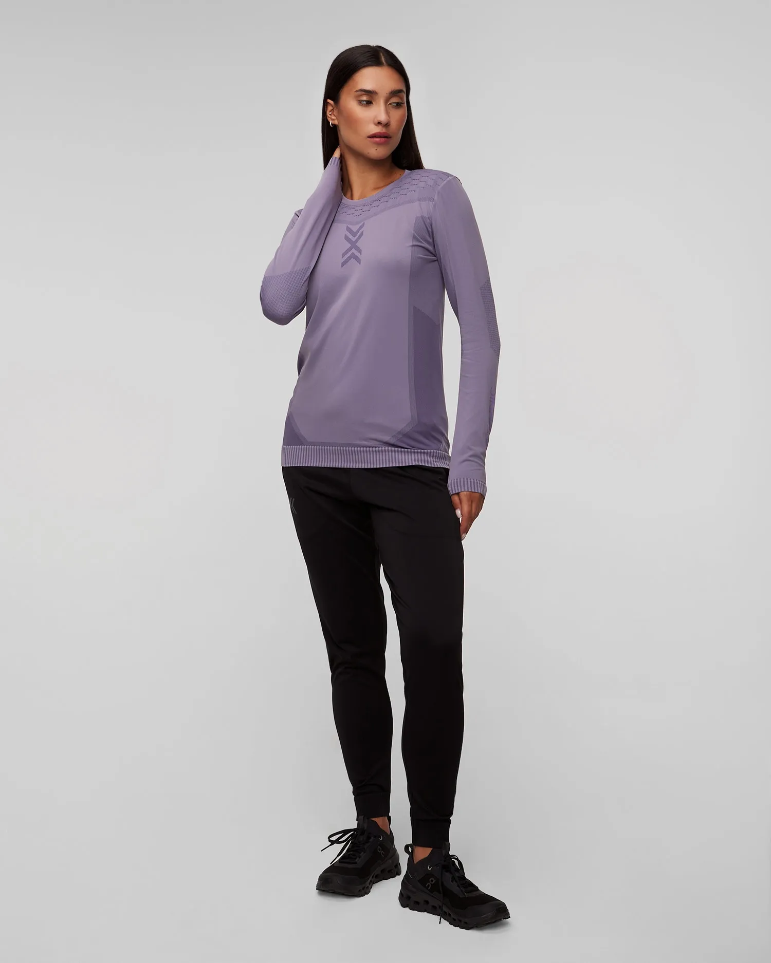 Women’s grey longsleeve X-Bionic X-Ential Shirt LS y1x9w24w-p096