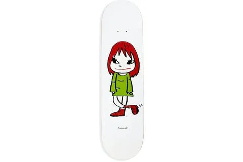 Yoshitomo Nara Welcome Girl Skateboard Deck White